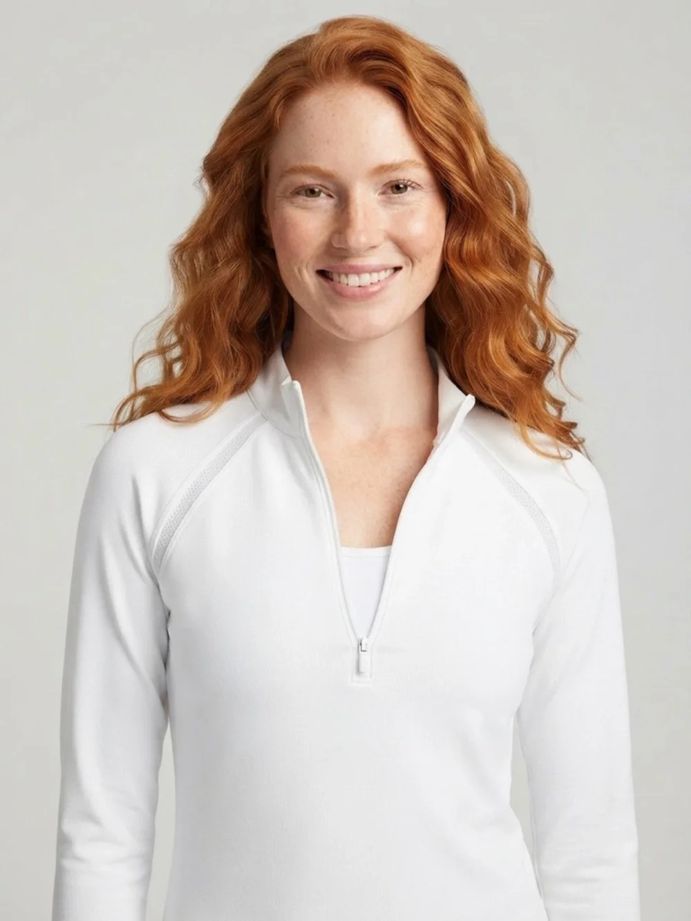 Tory Sport by Tory Burch Coolmax Quarter-Zip Pullover Active Top Style 37587
